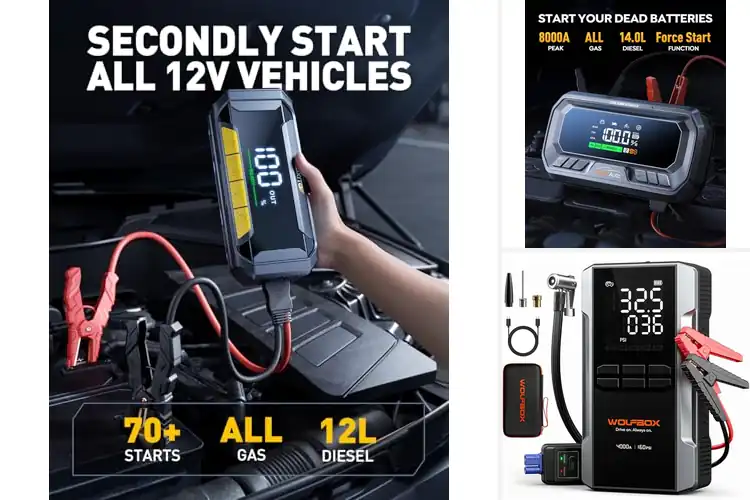 Detailed view of Best 160W Continuous Output Jump Starter
