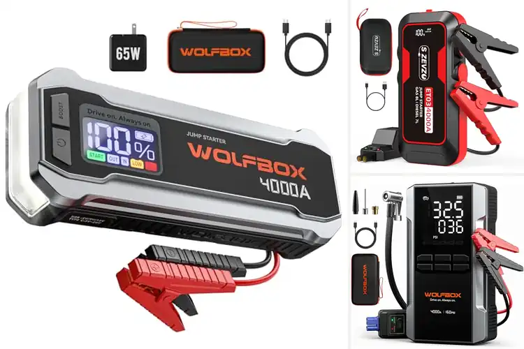 Detailed view of Best 4000A Jump Starters