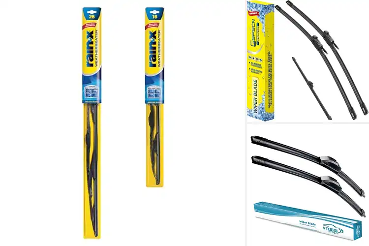 Detailed view of 10 Best All-Natural Rubber Wiper Blades for Clear Views in Storms