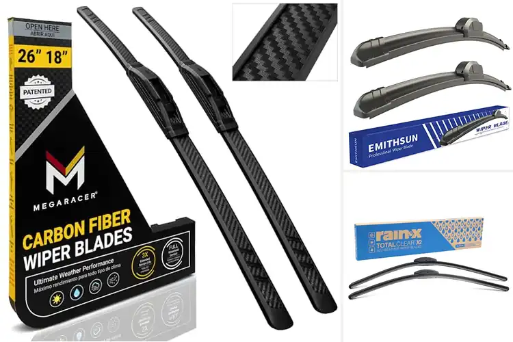 Detailed view of Best Beam Technology Front Wiper Blades for Smooth Wipe