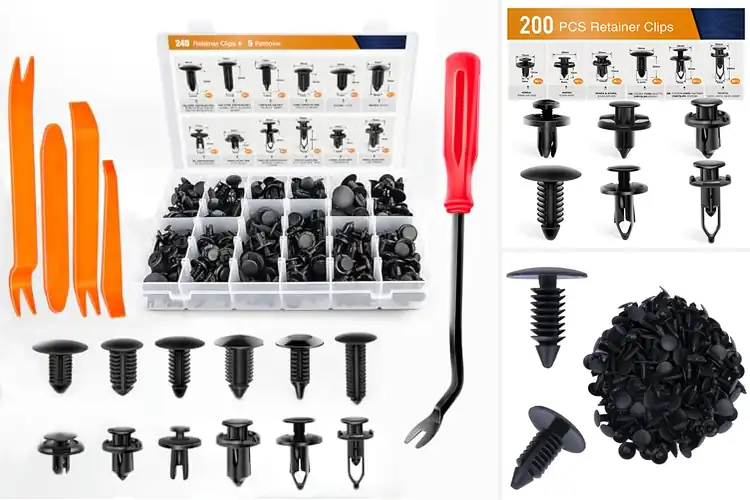 Detailed view of Best Plastic Push Clips: Top-Rated Kits for Easy Car Repairs